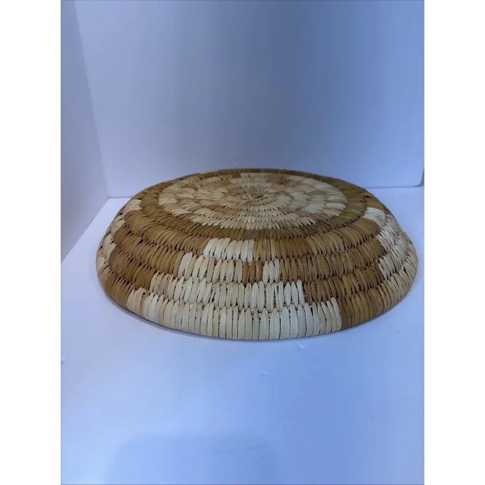 Handmade Basket Woven Natural Coil Bowl 10